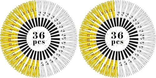 Miniatura 10 de LovesTown 36 sopladores de fiesta, regalos de fiesta que hacen ruido, sopladores de cumpleaños para niños, plata y oro