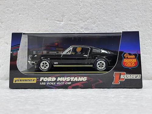 Miniatura 3 de Pioneer Street Muscle P150 1968 Ford Mustang GT Fastback Route 66 132 Slot Car