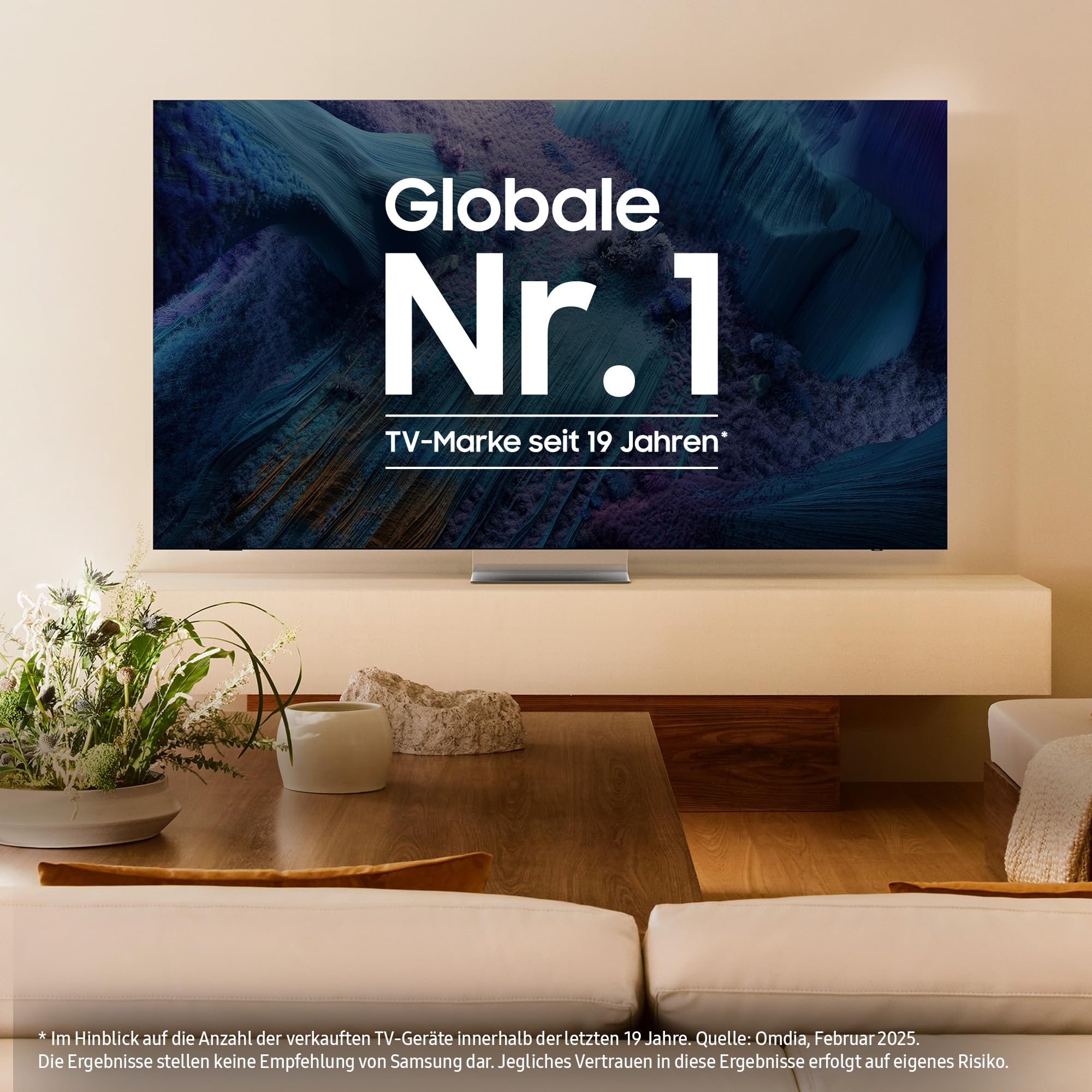 Samsung Neo QLED 4K QN90F 55 Zoll (138 cm) Mini LED Fernseher, Antireflexion, NQ4 AI Gen3 Prozessor, Neo Quantum HDR+, 4K Upscaling Pro, Dolby Atmos, Knox Security, Samsung Vision AI Smart TV