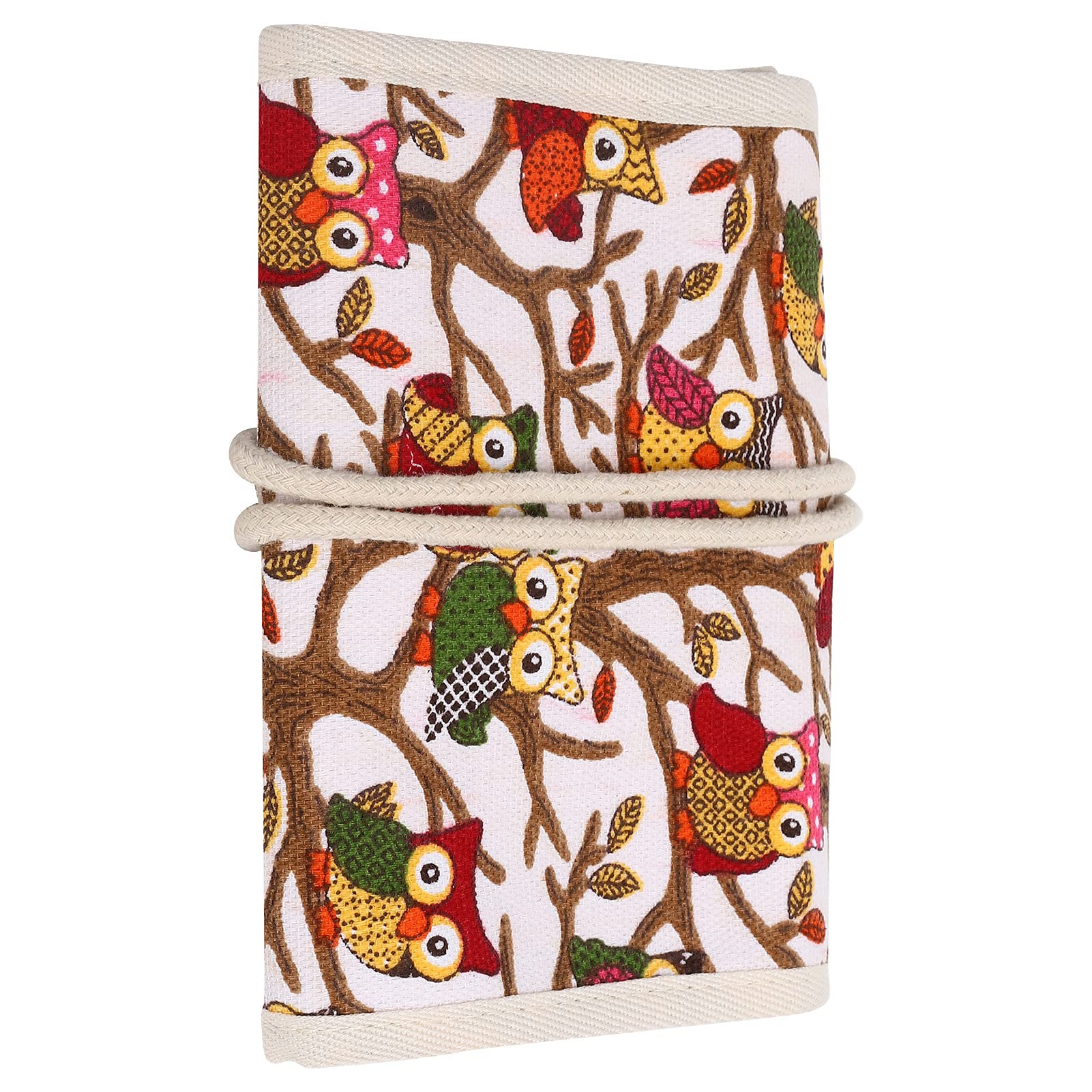 Knitting Needle Case, Household Rolling Bag Knitting Needles Case Empty Crochet Hooks Storage Bag Knitting Needle Storage Zipper Bag for Knitting Beginners and Enthusiasts (Empty