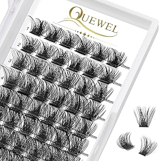 Lash Clusters 72 Pcs Wide Stem Individual Cluster Lashes C/D Curl 8-18mm DIY Eyelash Extension False Eyelashes Natural&Mega Styles Soft for Personal Makeup Use at Home (Mega-D-MIX12-18)