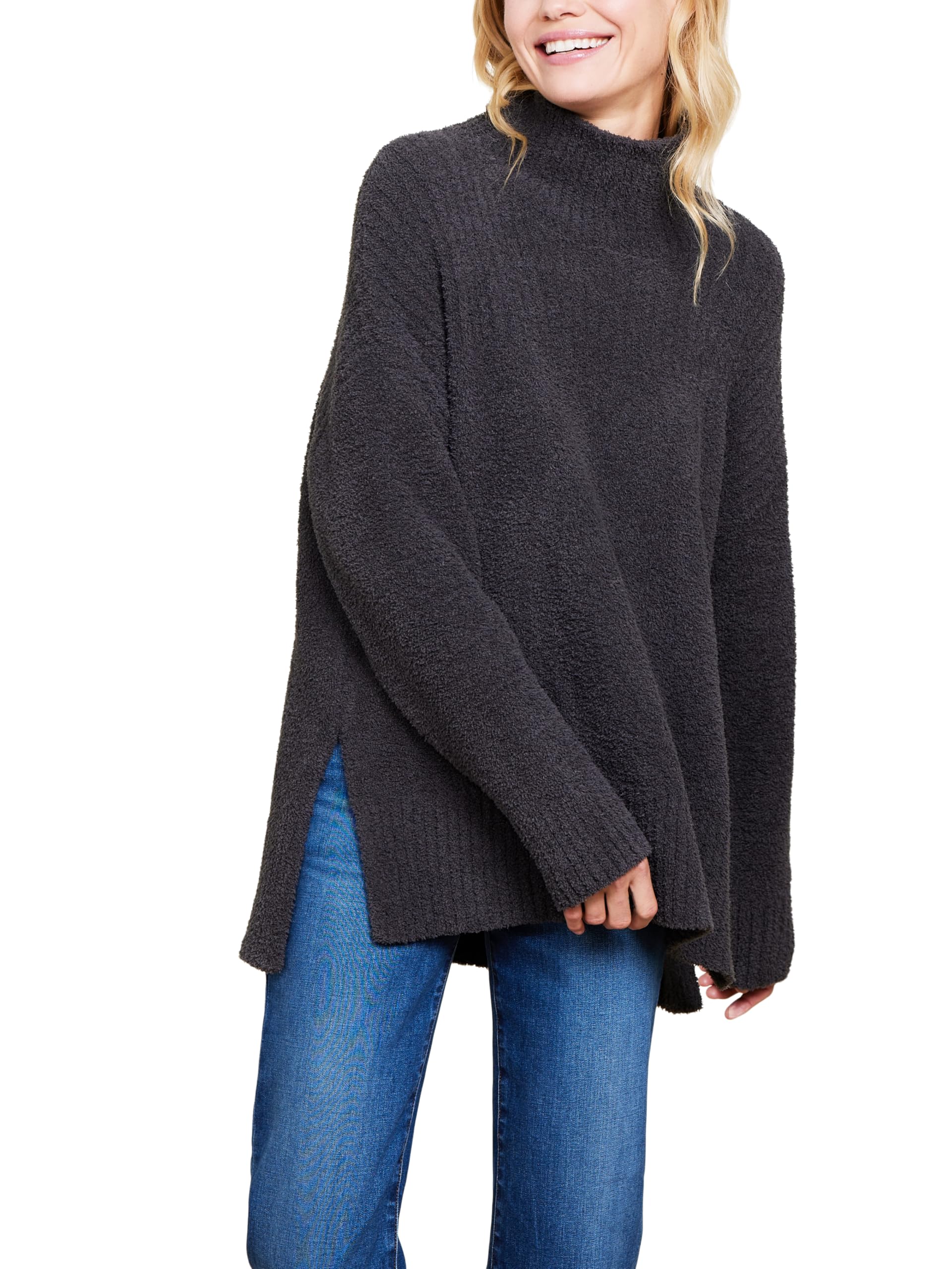 Barefoot Dreams Womens CozyChic High Low Pullover