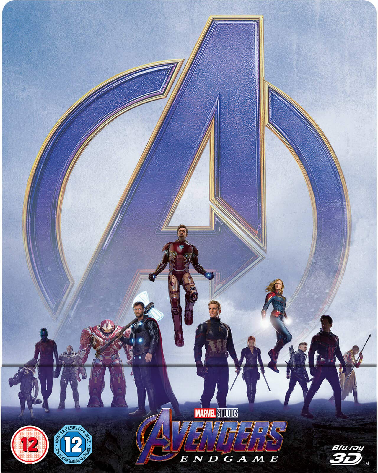 Avengers Endgame 3D Limited Edition Steelbook / Import / Includes 2D Region Free Blu Ray