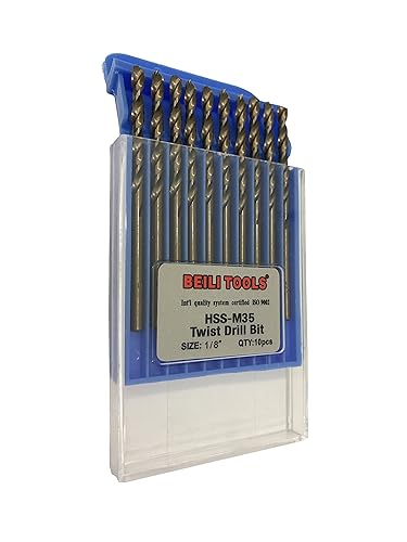 Miniatura 7 de HSS M35 Brocas espirales para taladro de cobalto 5 unidades