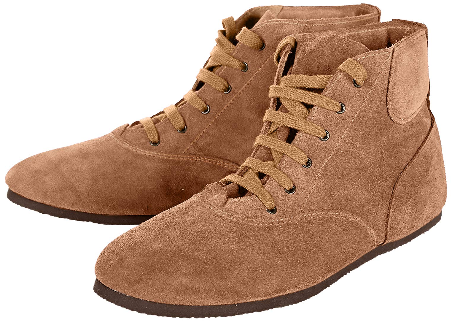 Pantoffelmann buty Tramper z zamszu | Rozmiary 36–48 | Wygodne buty boso dla kobiet i mężczyzn | Skórzane trzewiki z prawdziwej skóry w stylu NRD | Idealne do wspinaczki