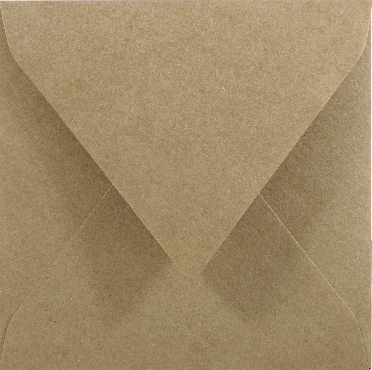 Netuno 500 sobres cuadrados de papel kraft color marrón arena 155 x 155 mm solapa en pico engomada sin ventana reciclados vintage ideales para invitaciones tarjetas boda Navidad vales regalo folleto