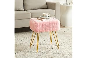 Vanity Stool Chair: Plush Comfort for All-Day Glamour