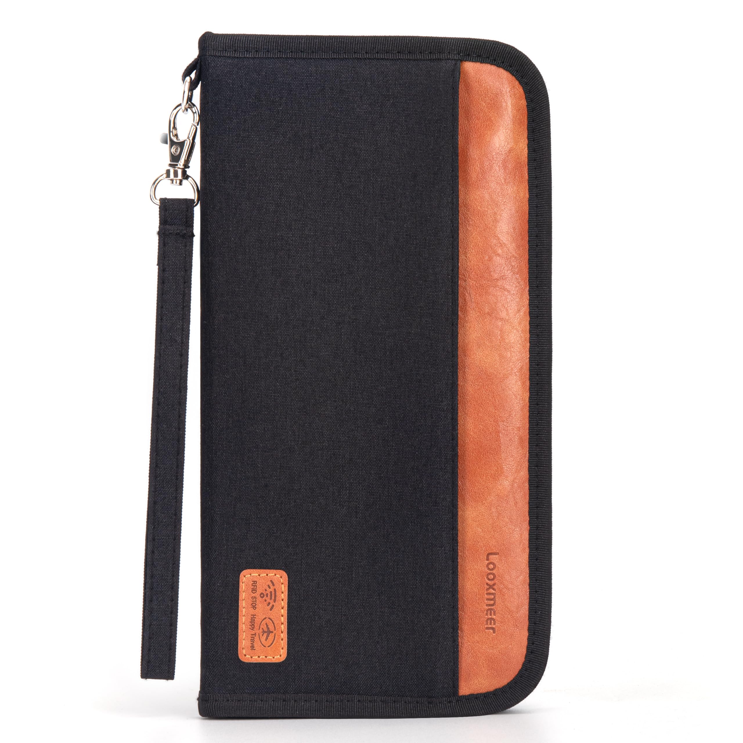 Travel Wallet, Family Passport Holder, RFID Blocking Travel Accessories Organizer for Tickets, Cards, Cash, Holiday Essentials Case Cover for Man & Woman