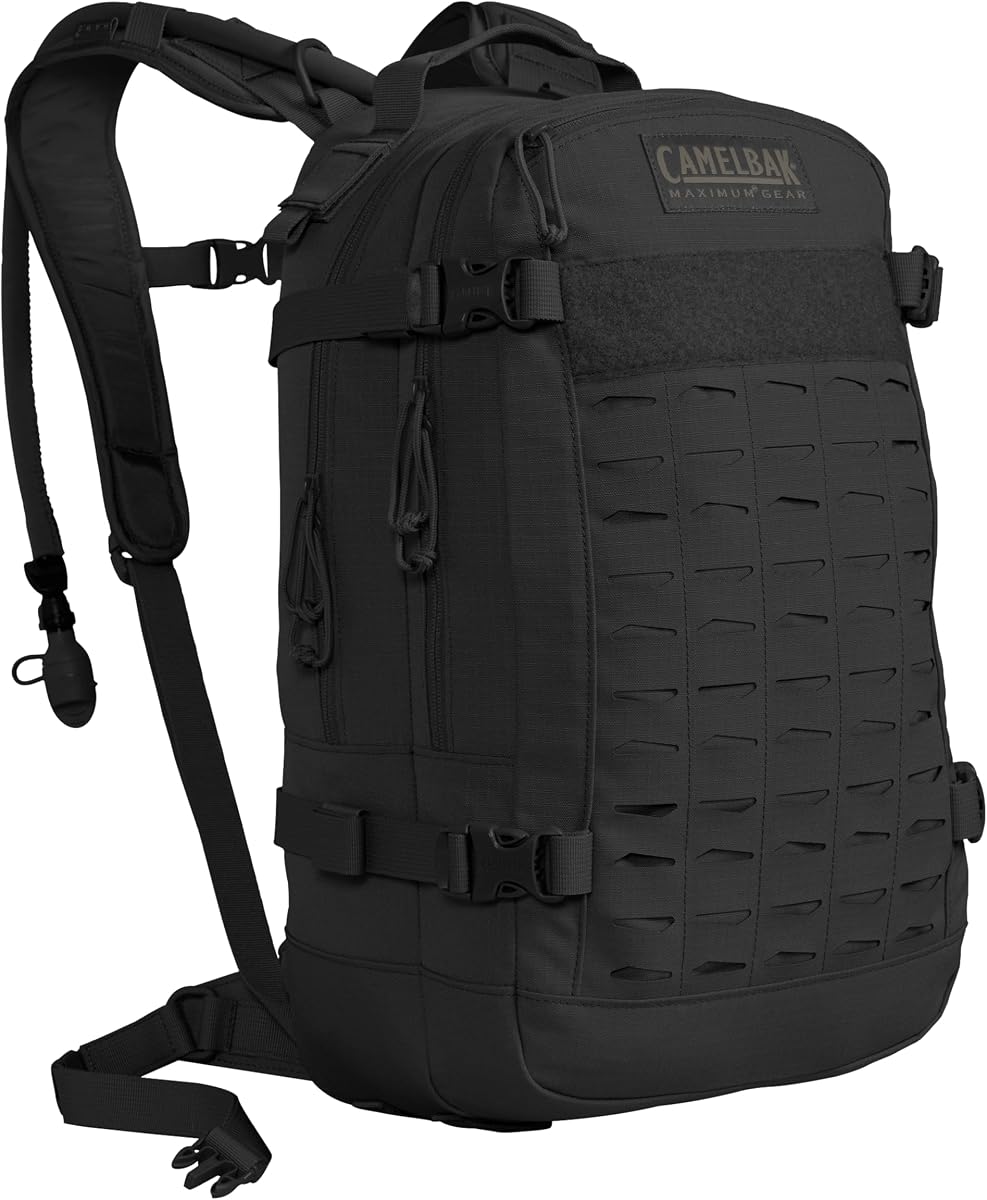 CamelBak H.A.W.G. Mochila de hidratación táctica, paquete MOLLE de alta capacidad con depósito Mil‑Spec Crux de 100 oz