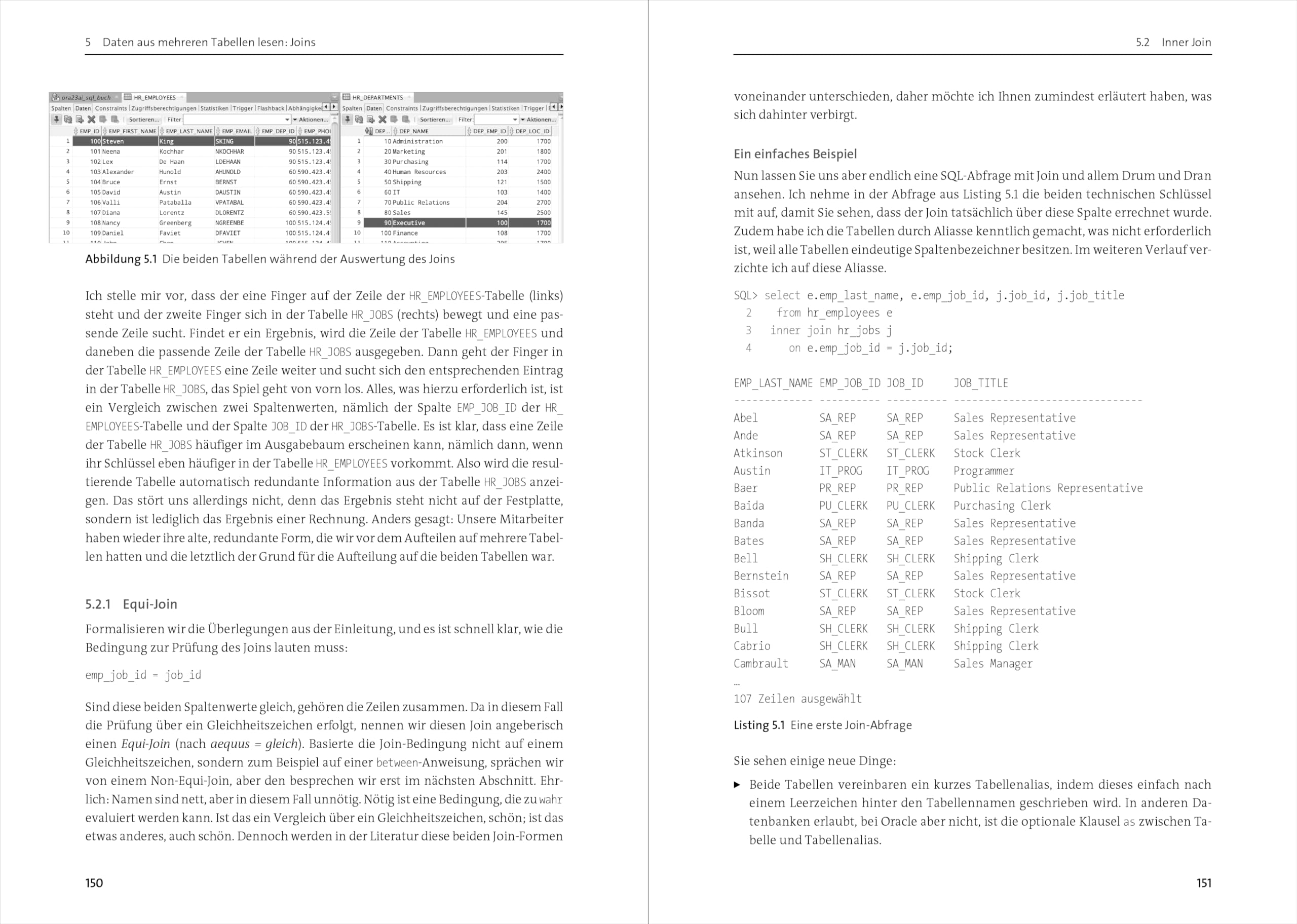 Oracle SQL: Das umfassende Handbuch für den effizienten Einsatz von Oracle SQL. Mit vielen Aufgaben und Beispielen. Aktuell zu Oracle 23ai