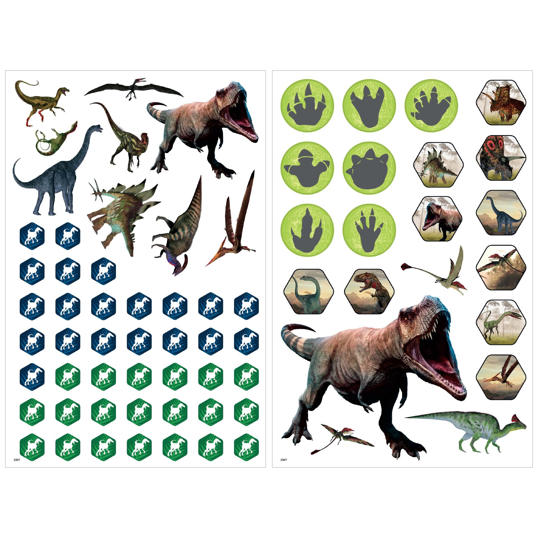 Lot d'autocollants repositionnables