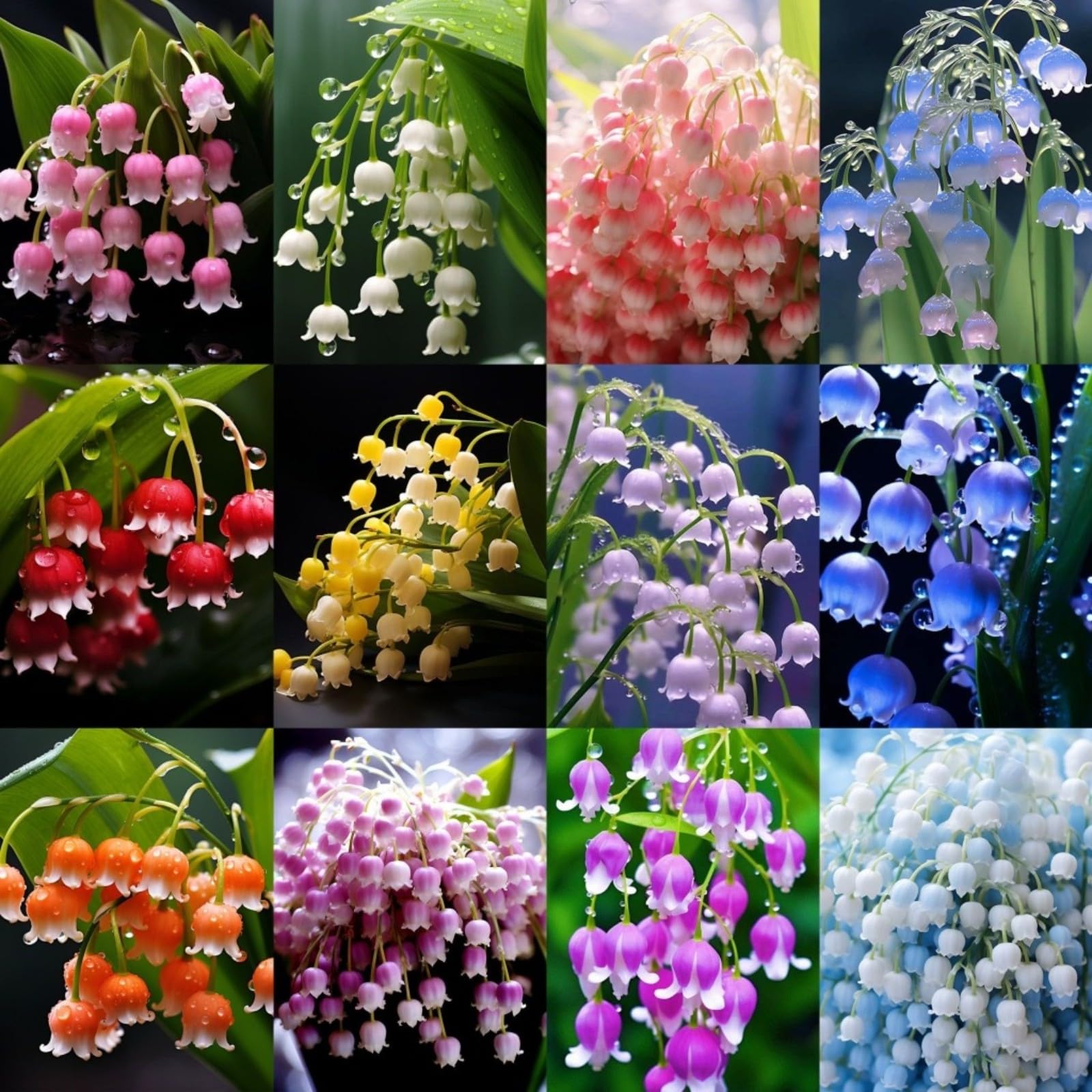 Lily of The Valley Bulbs Mix for Planting Now UK/Cut Flowers/Greening Flower/Strong Plants That Grow Well/Good for Containers/Natural Organic/Wedding Flowers.-25Bulbs-E