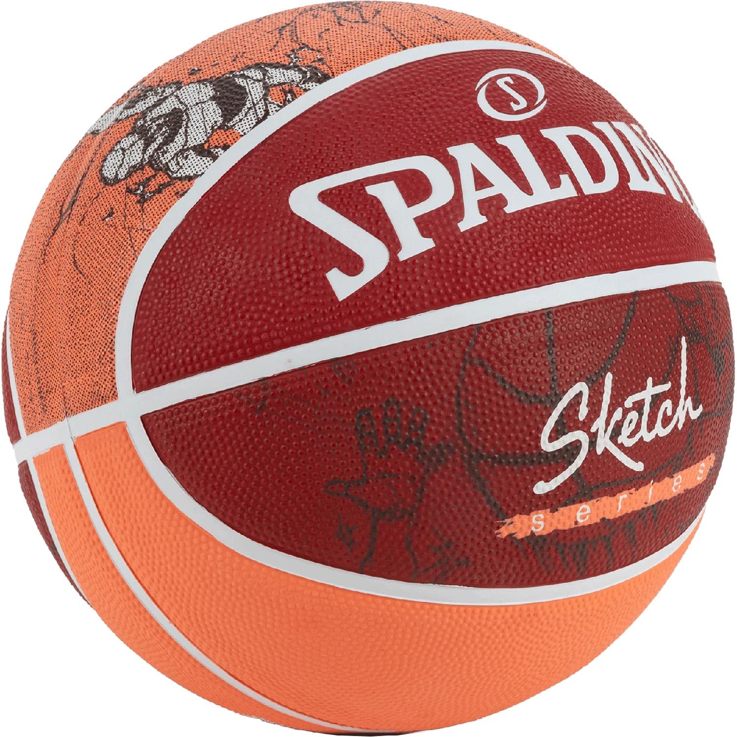 Spalding Unisex Adult Basketballs, Red, 7