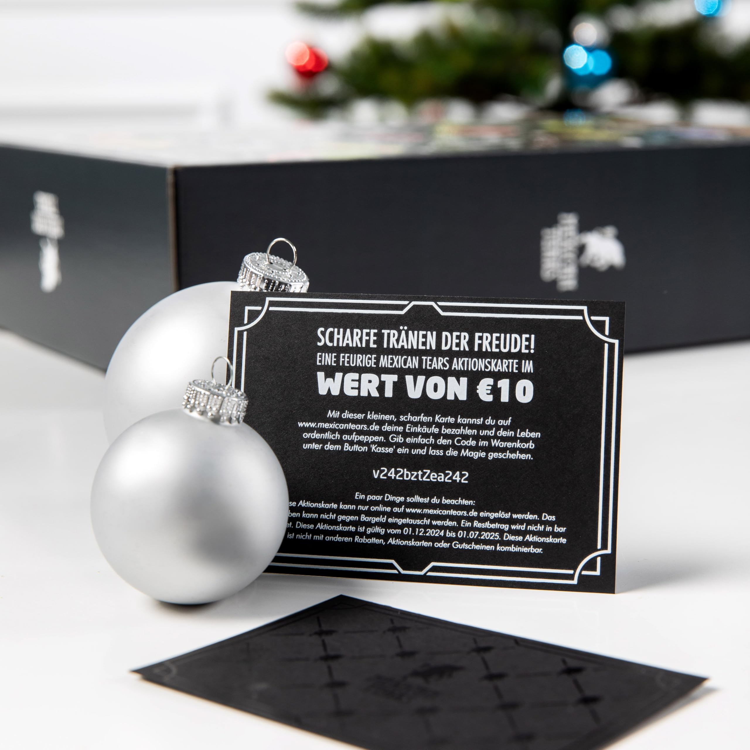 Mexican Tears Scharfe Sauce Adventskalender 24 Chilisaucen 20ml wiederverschließbare Glasflaschen limitierte Auflage
