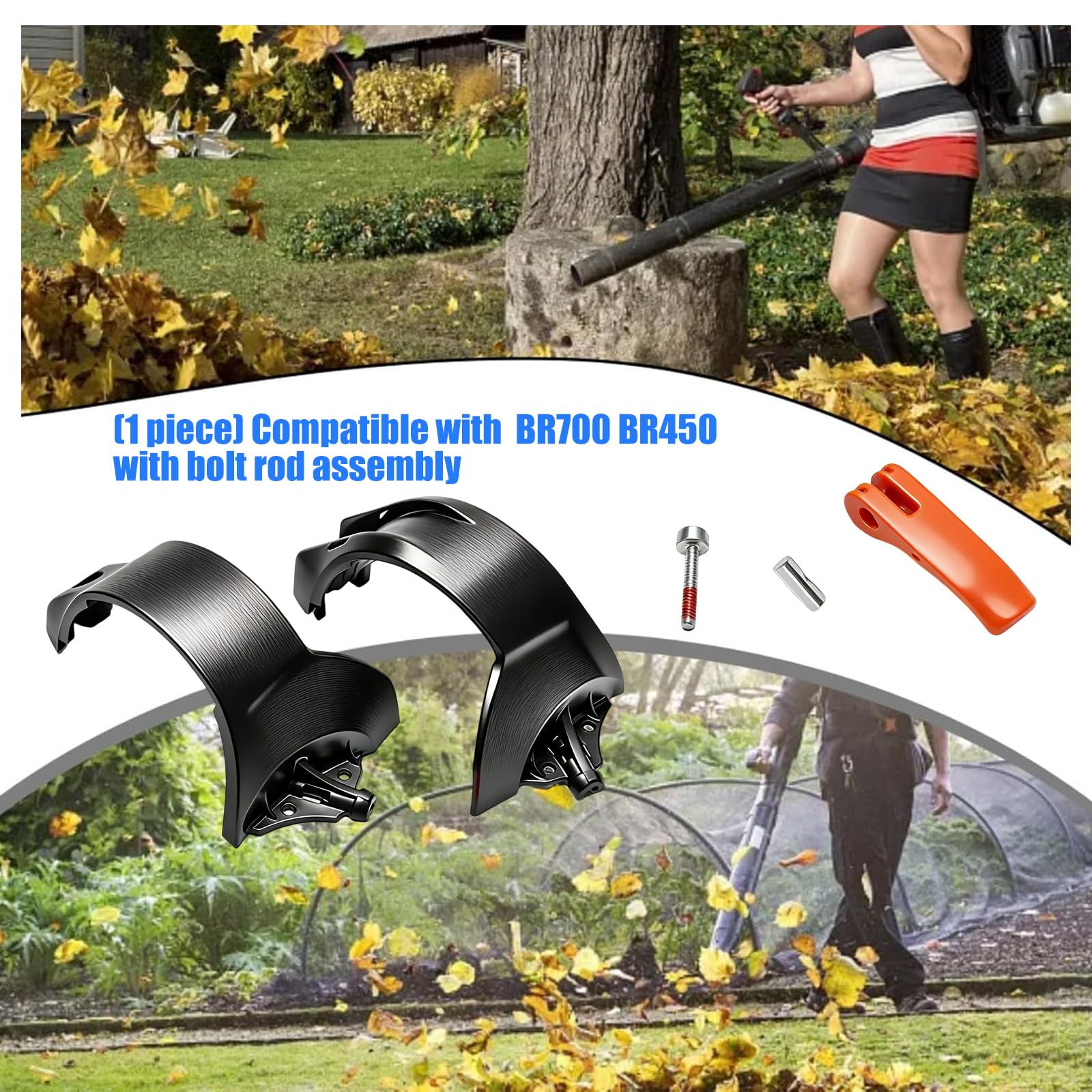 Robusto conjunto de varilla de perno de ABS para herramientas de jardín que ofrece un ajuste común Instalación rápida Materiales livianos y fáciles de usar ABS resistente