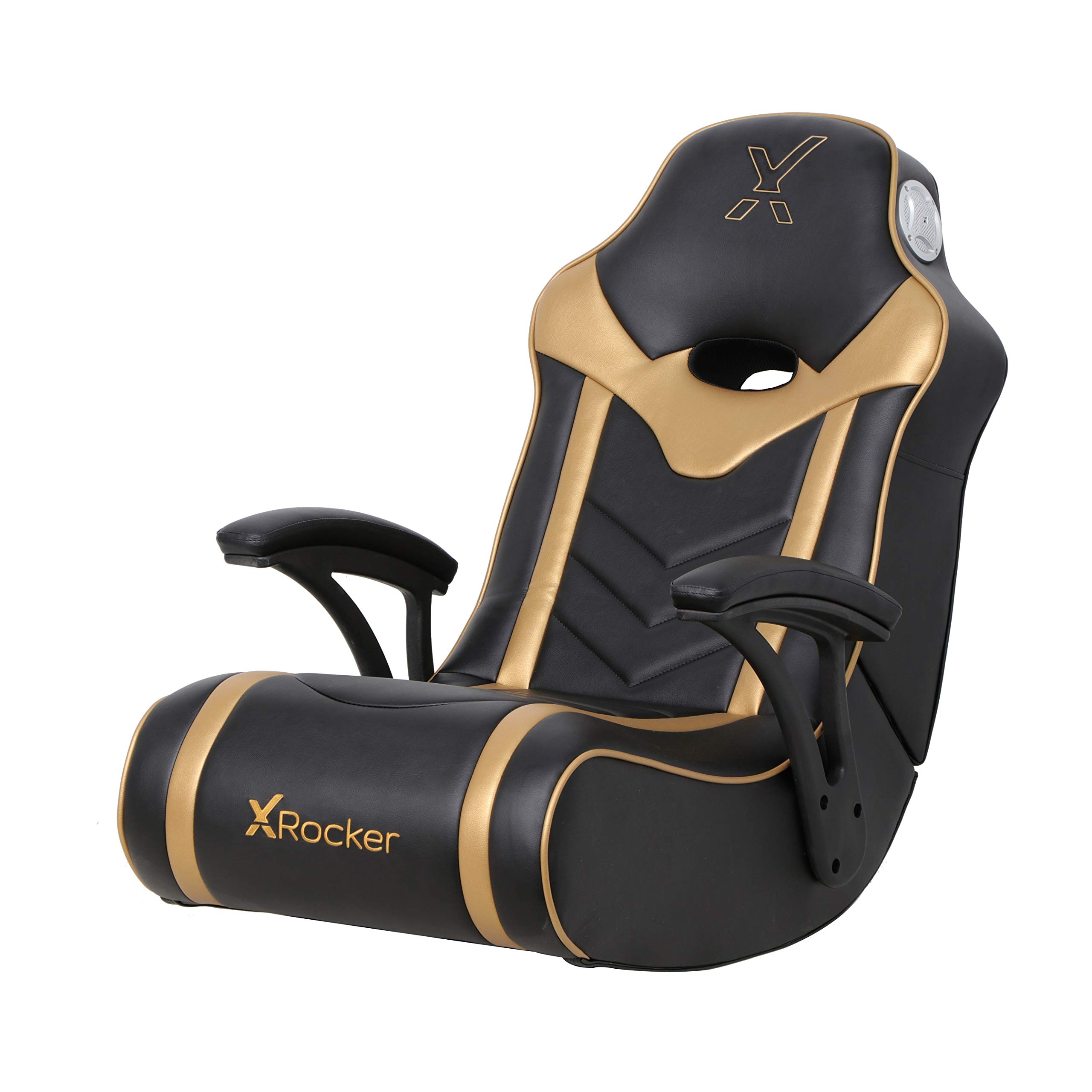 X Rocker 24K 2.1 BT Floor Rocker Gaming Chair, 36.2" x 20.8" x 31.5