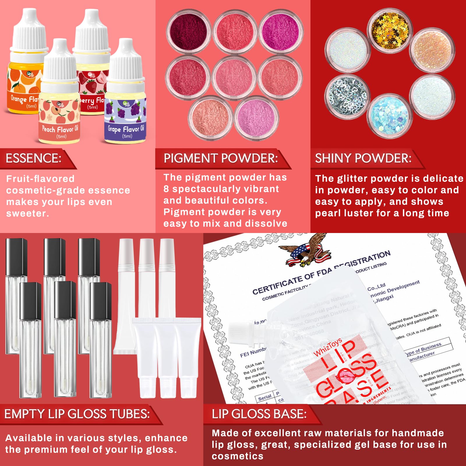 DIY Lip Gloss Making Kit – Creative Lip Gloss Craft Set