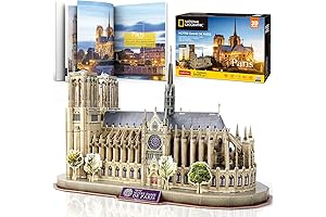 National Geographic Notre Dame de Paris Puzzle: Intricate Gothic Architecture in Your Hands