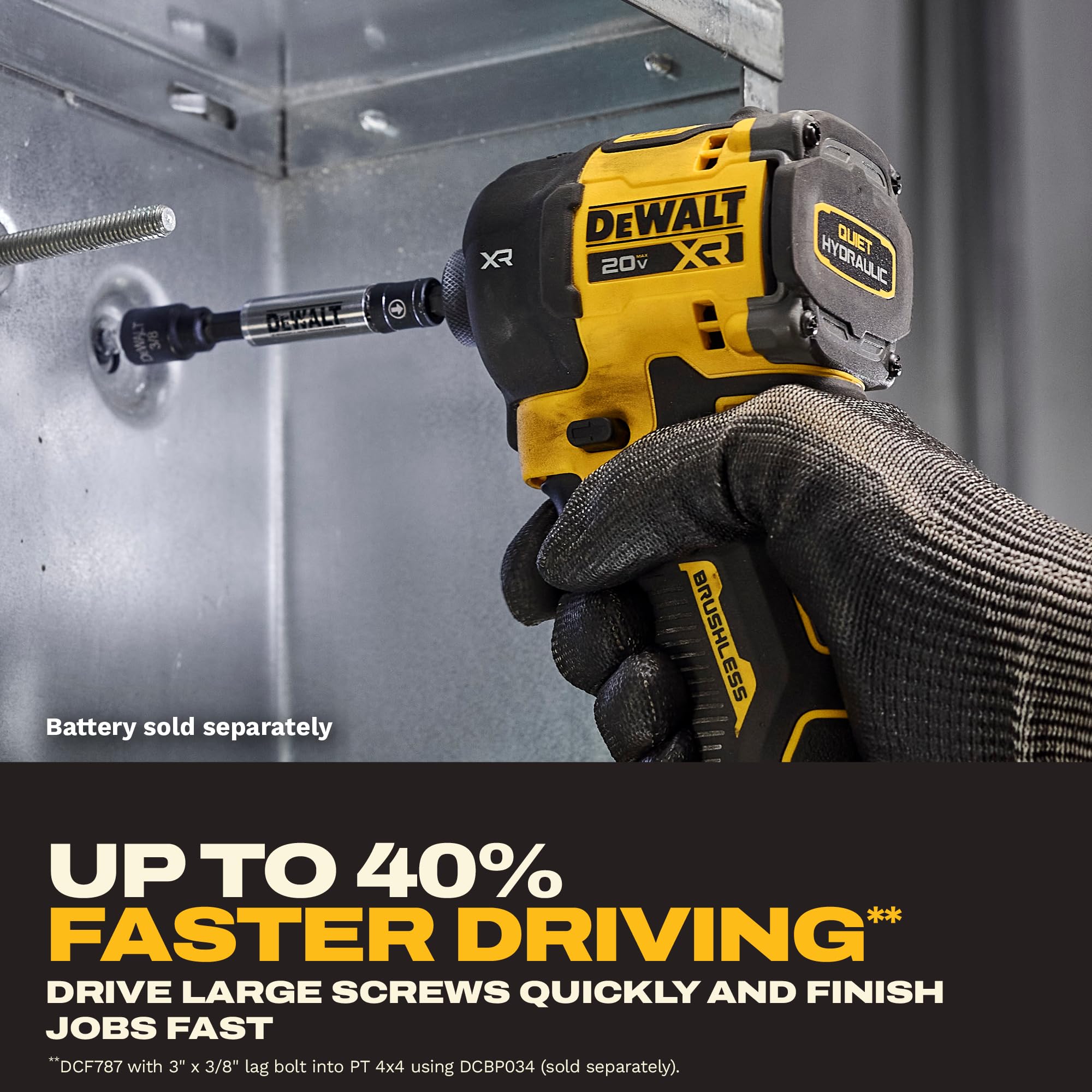 DEWALT 20V Impact Driver - Hydraulic Power -4 DEWALT 20V Impact Driver - Hydraulic Power -4