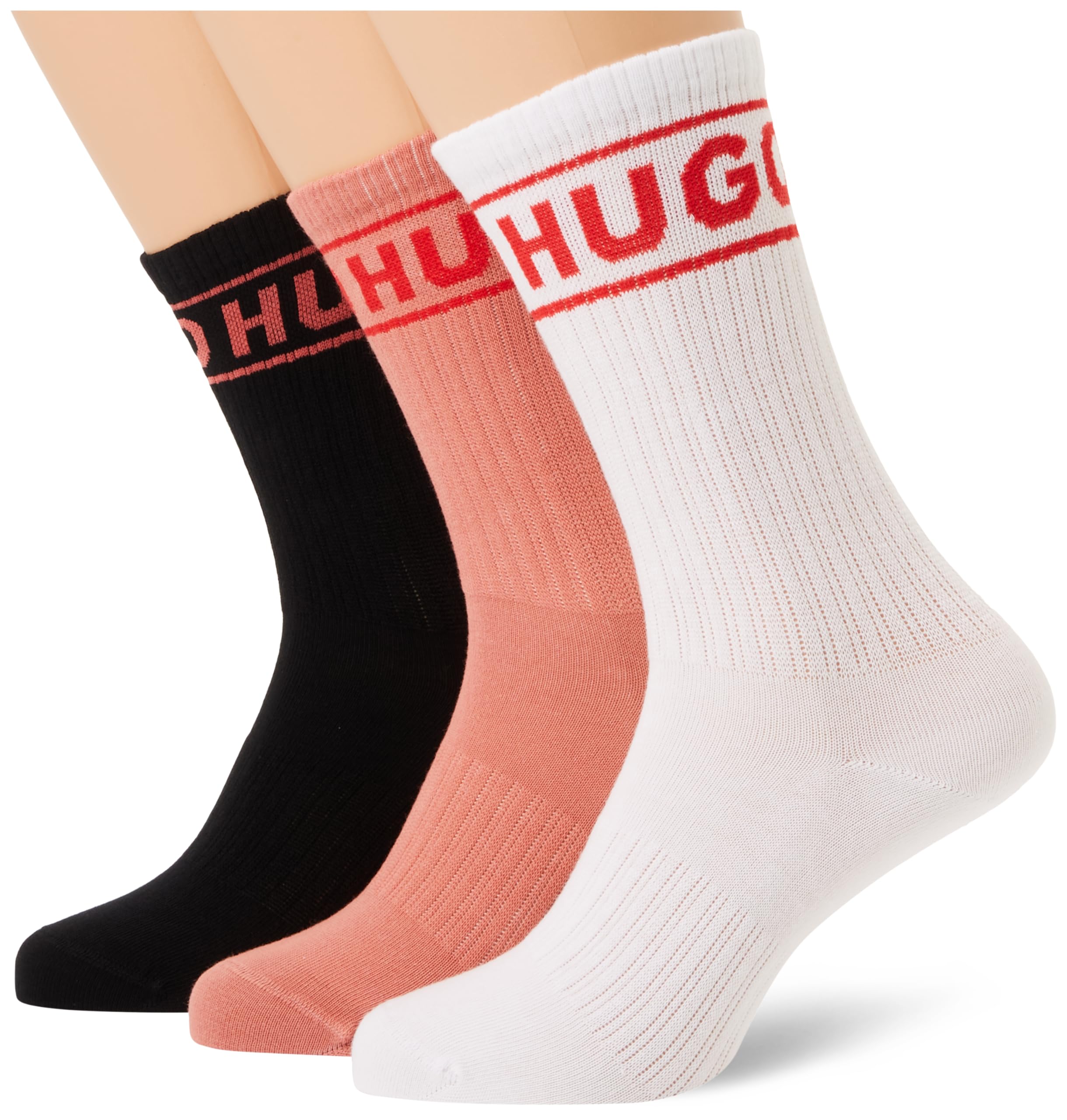 HUGO Women's Quarter Socks, Open Miscellaneous, 39-42