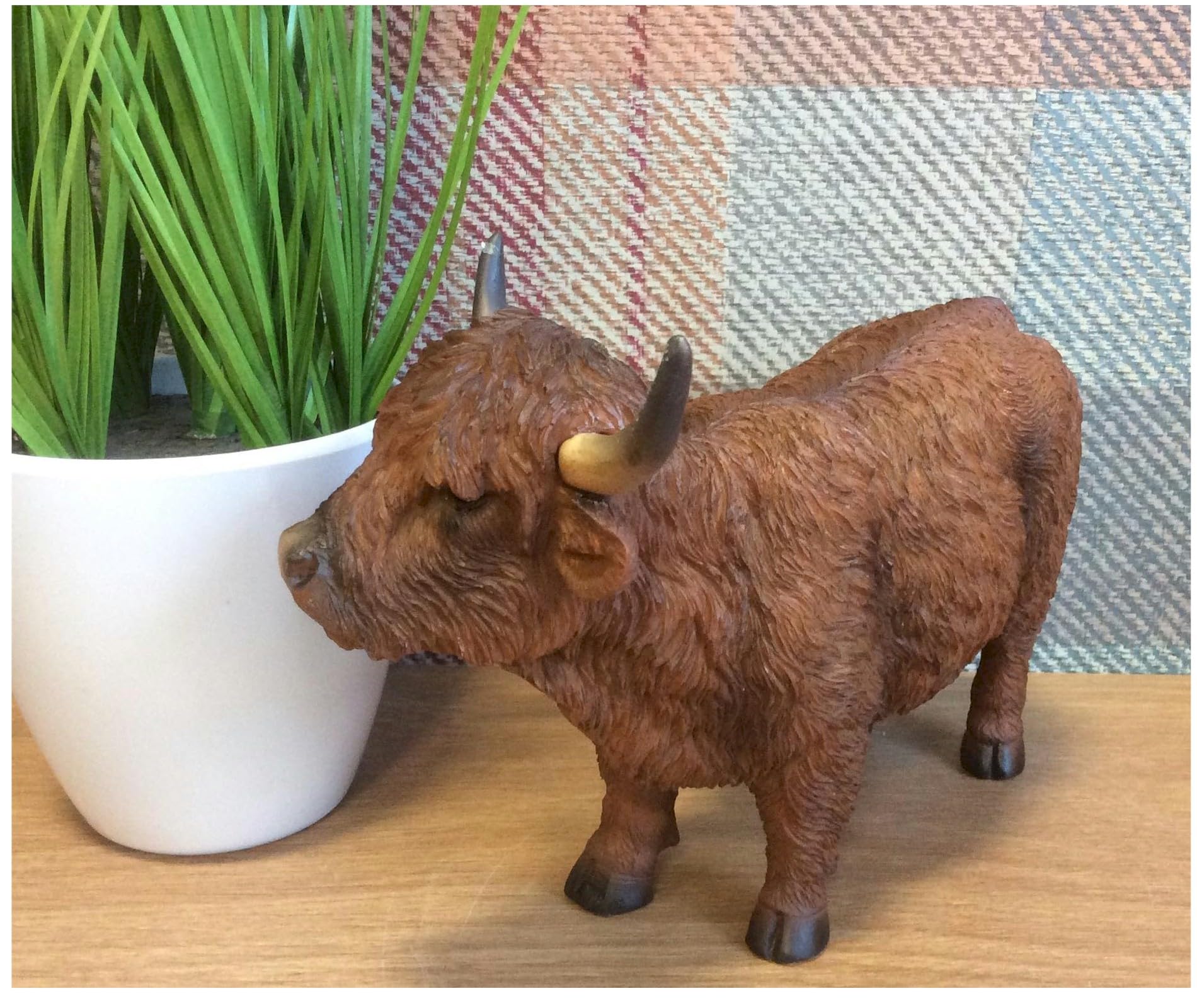 Lesser & Pavey Highland Cow Ornaments For Gift, Brown - Image 4