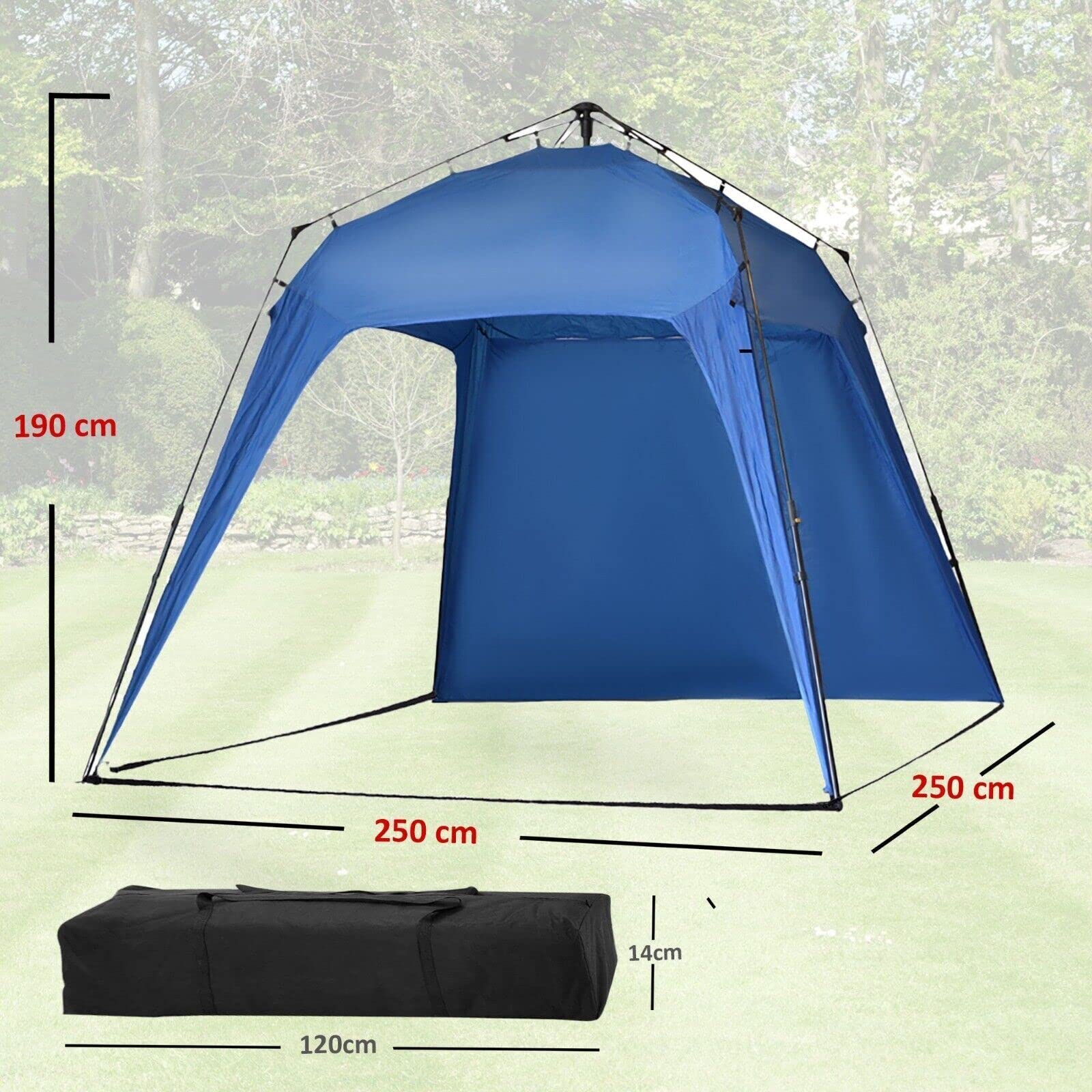 Produktbild von Lumaland Outdoor Pavillon 2,5 X 2,5m | Wasserdicht & UV