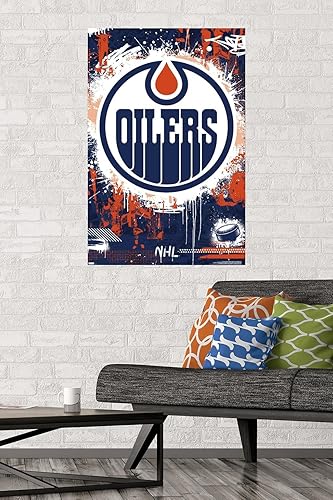 Miniatura 2 de Trends International NHL Edmonton Oilers - Maximalist Logo 23 Wall Poster