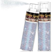 Scarman Hair and Body Glitter Spray, 1PC Glint-Rainbow Hairspray Powder | Glitter Makeup for Body,Hair and Clothes, Festival Rave Prom Loose Sparkle Fine Powder for Resin Glitter Crafts,10g