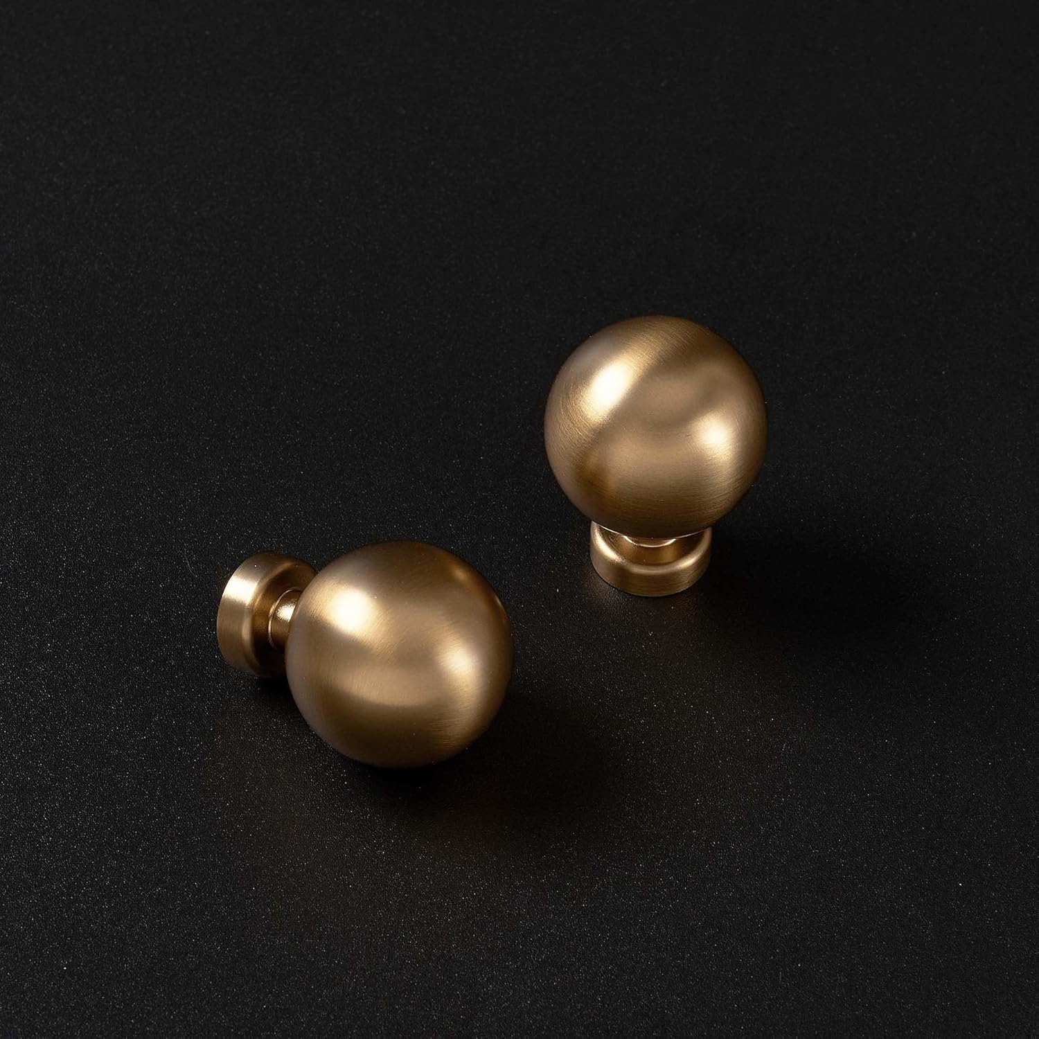 20 Pack 1 Inch Dia Champagne Bronze Kitchen Cabinet Knobs, Classic Vintage Retro Hardware Drawer Pull for Drawer Cupboard Dresser Wardrobe