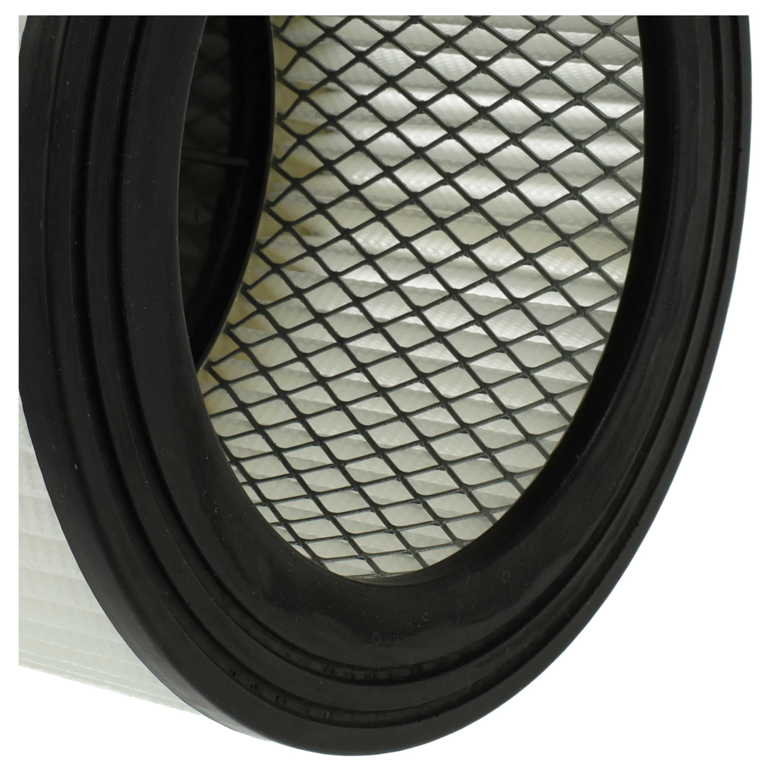 vhbw 8x filtre compatible avec Bikain DI1200 INOX aspirateur de cendres - filtre HEPA noir/blanc