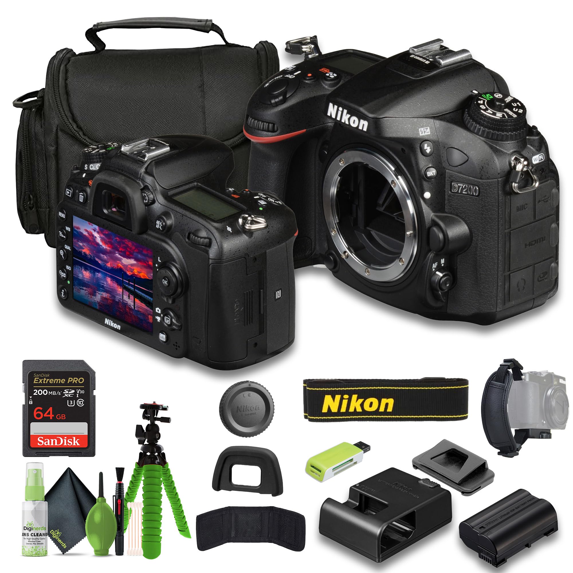 N i k o nＤ7200 For Niko D7200 Handshake Leather Handle Shell Cover SLR