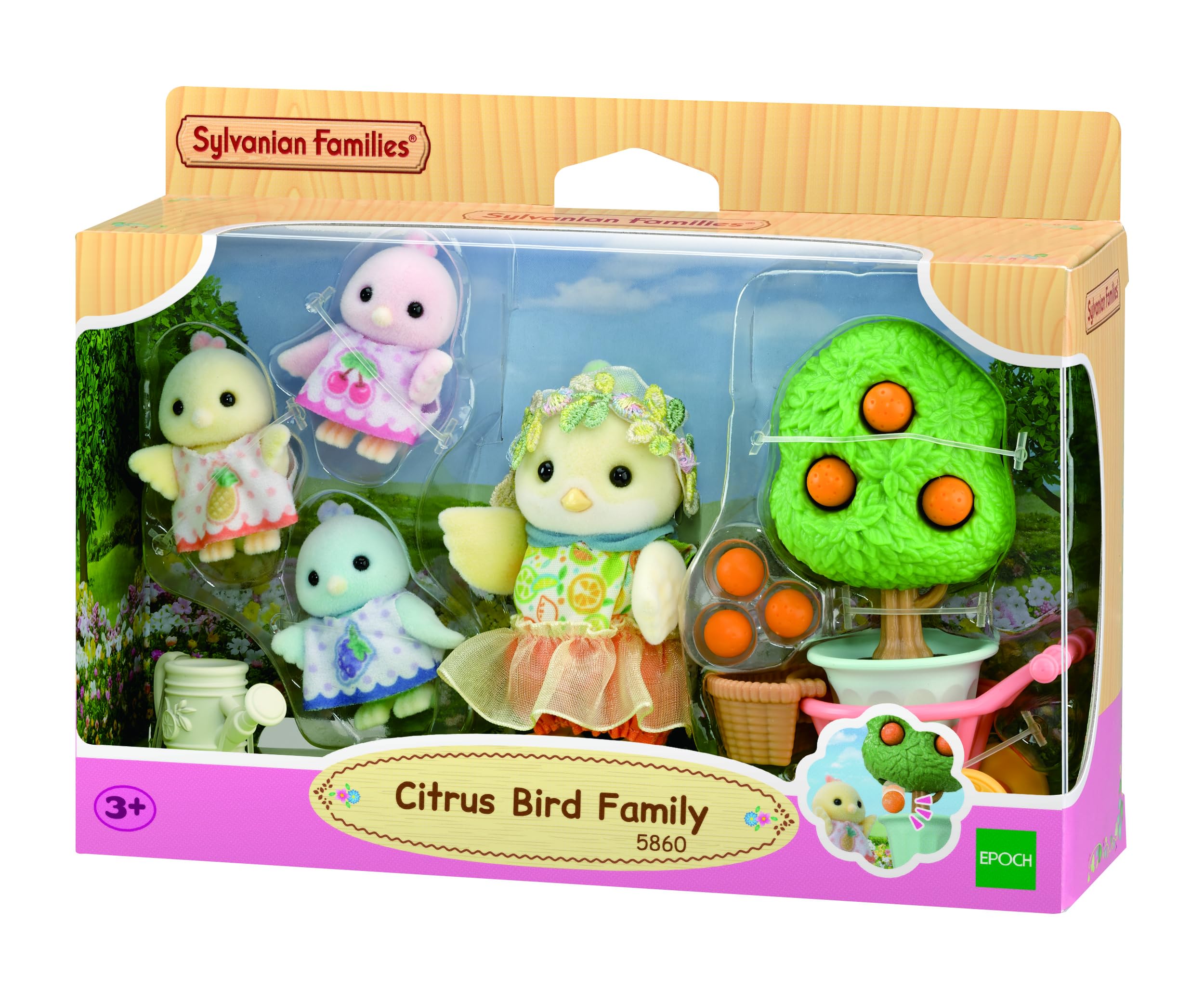 Sylvanian Families - 5860 Familia Pájaro Cítrico