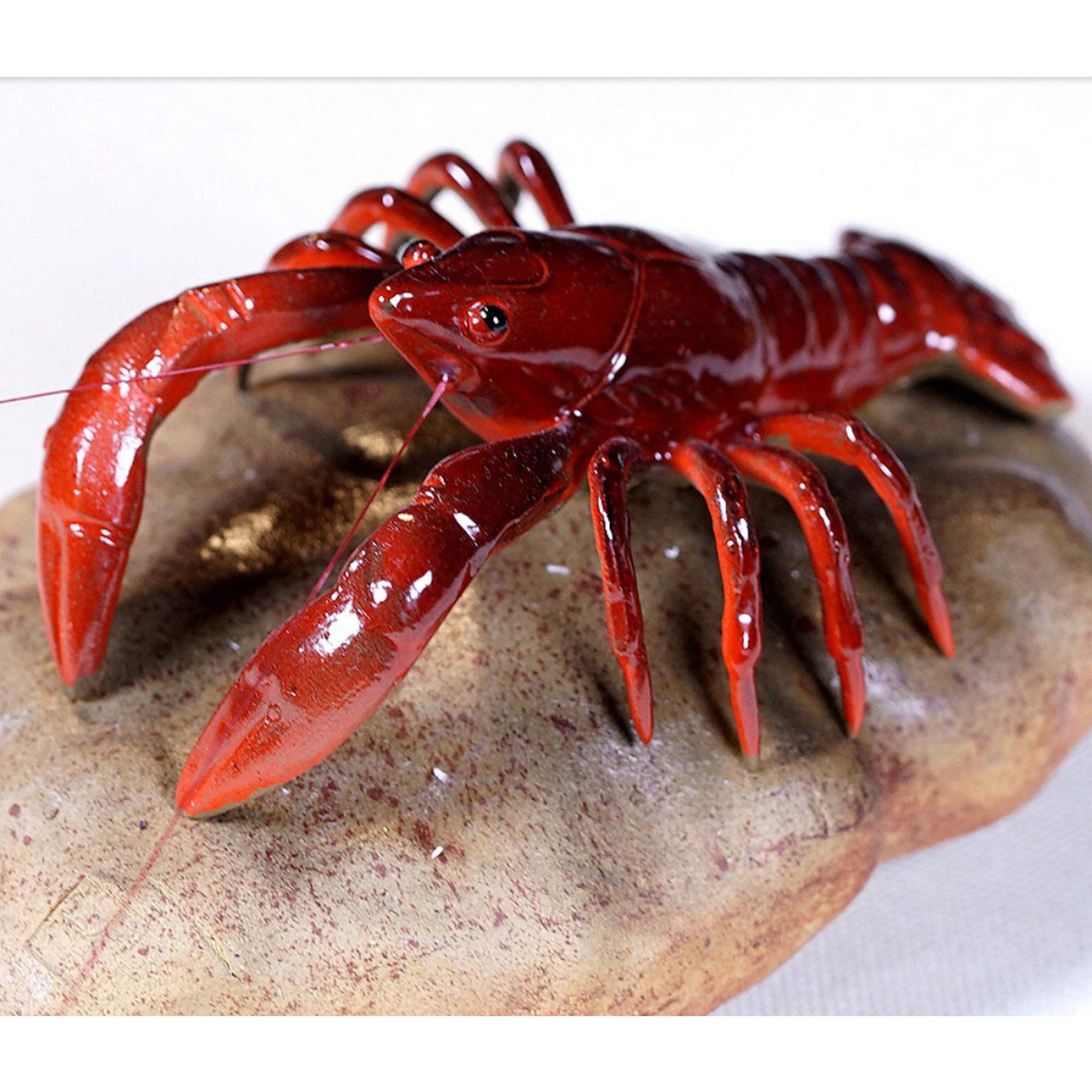 Chinese Zisha Kungfu Fun Tea Set Decoration Color-changing Tea Pets Home Tea Tray Decoration Creative Tea Play (Crayfish)