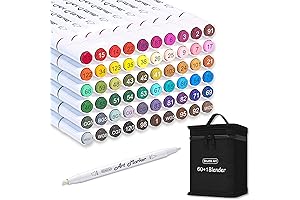 61 Colors Alcohol-Based Dual Tip POSCA Art Markers