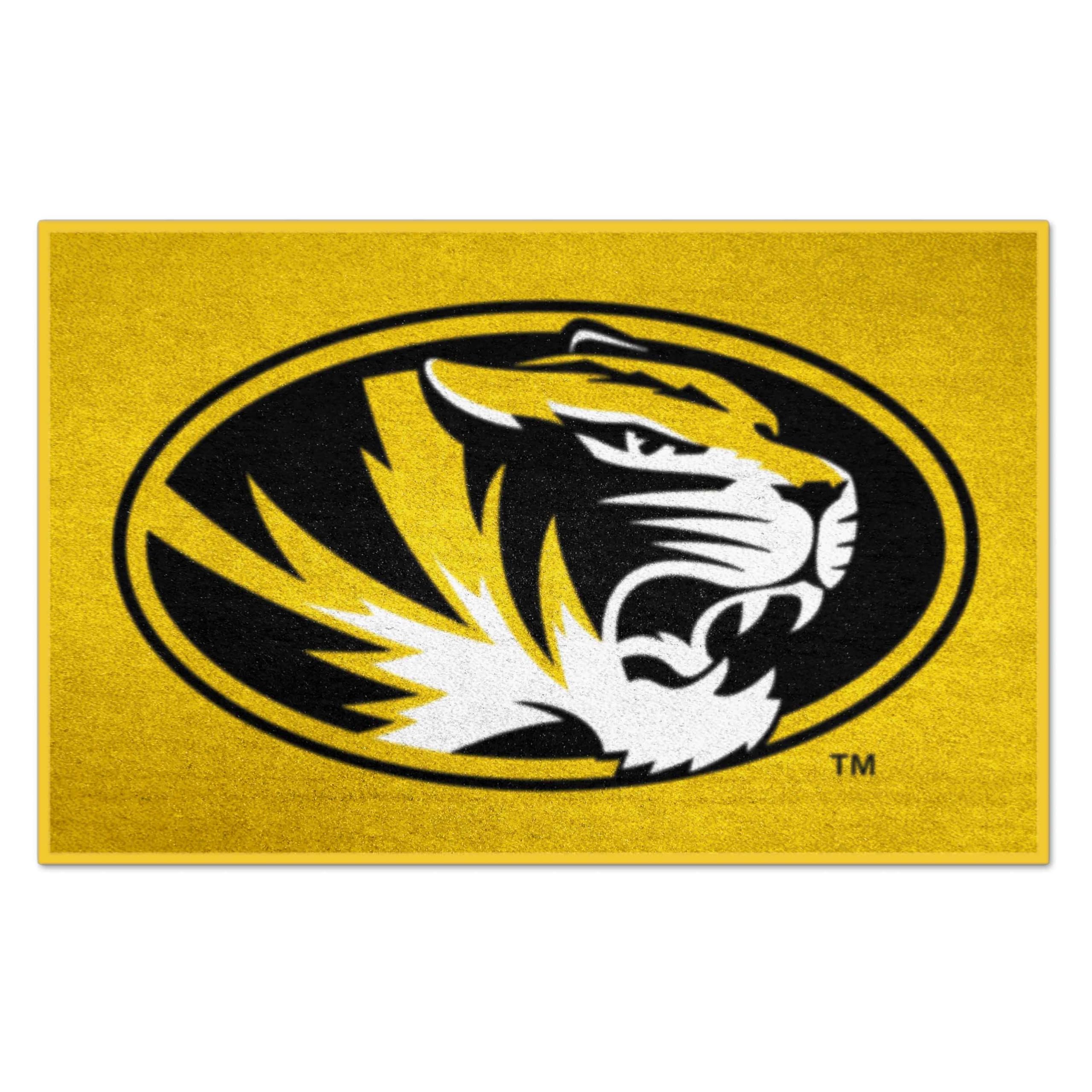 FANMATS 3283 Alfombra de inicio de los Missouri Tigers, 48 ??x 76 cm, ideal para aficionados a los deportes, ideal para decorar el hogar y para eventos deportivos.
