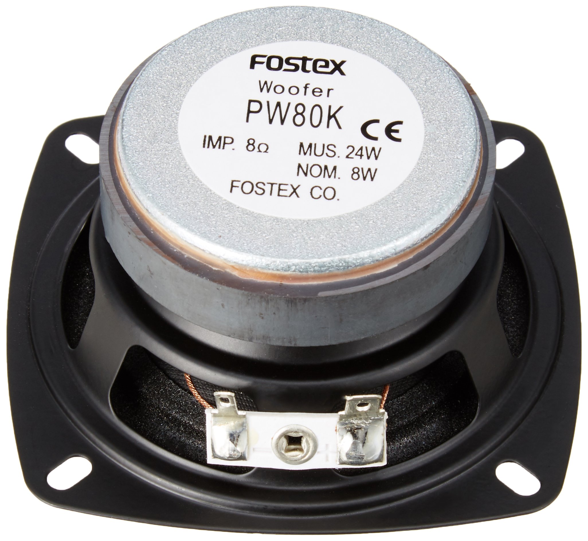 Amazon | FOSTEX 8cmウーハー PW80K 1個 | モニタースピーカー | 楽器 