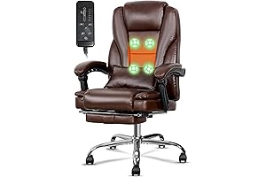 Ergonomic Office Chair with Heat and Massage: The Epitome of Comfort for the XL Professional