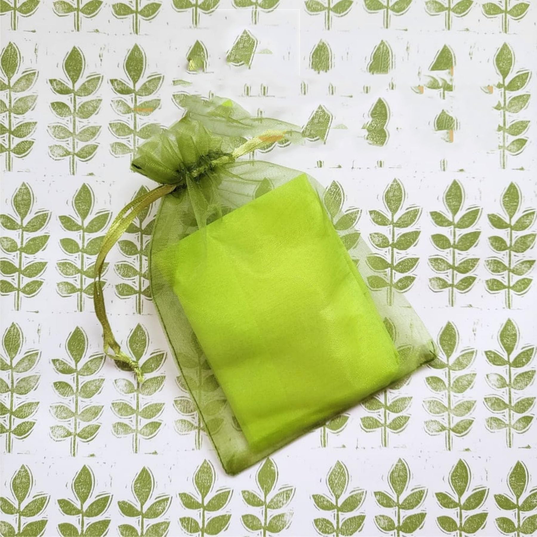 100 Pcs Ivory Organza Drawstring Gift Bags 4x6 Inches - Sheer Mesh Favor Bags For Parties, Weddings