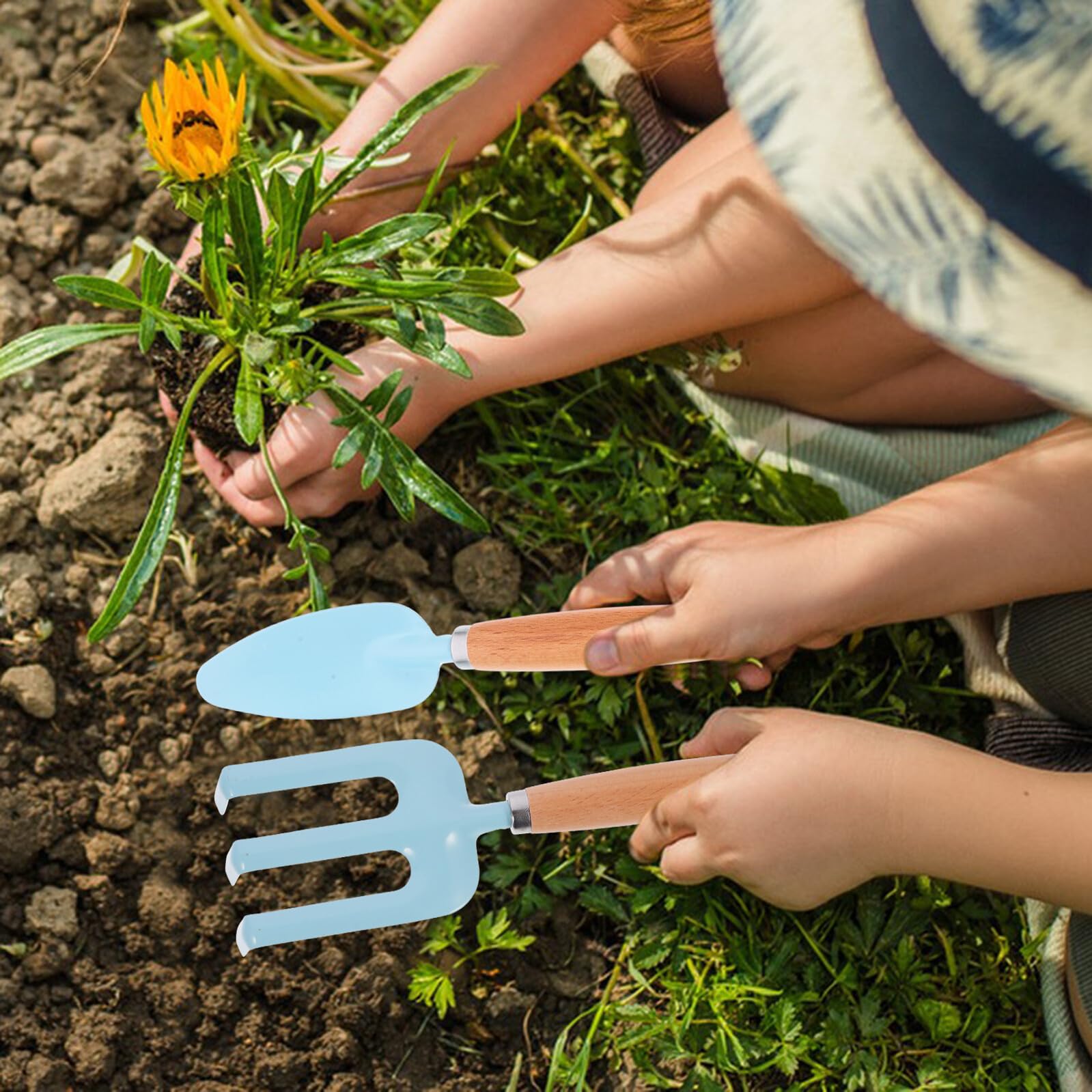 Attrezzi da Giardinaggio per e Leggeri e Colorati per e Kit per Trapianto e Piante Outdoor