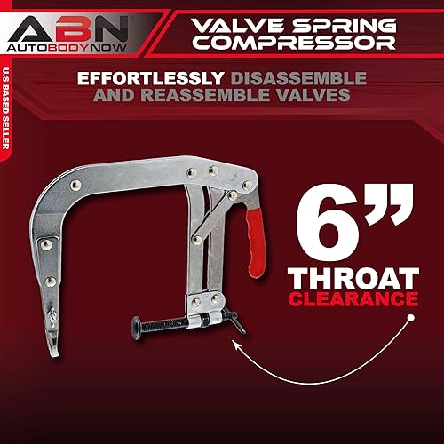 Miniatura 2 de ABN Compresor de resorte de válvula de 8 pulgadas, capacidad de 3 a 6.5 pulgadas, espacio libre de 6 pulgadas - Herramienta de compresión de