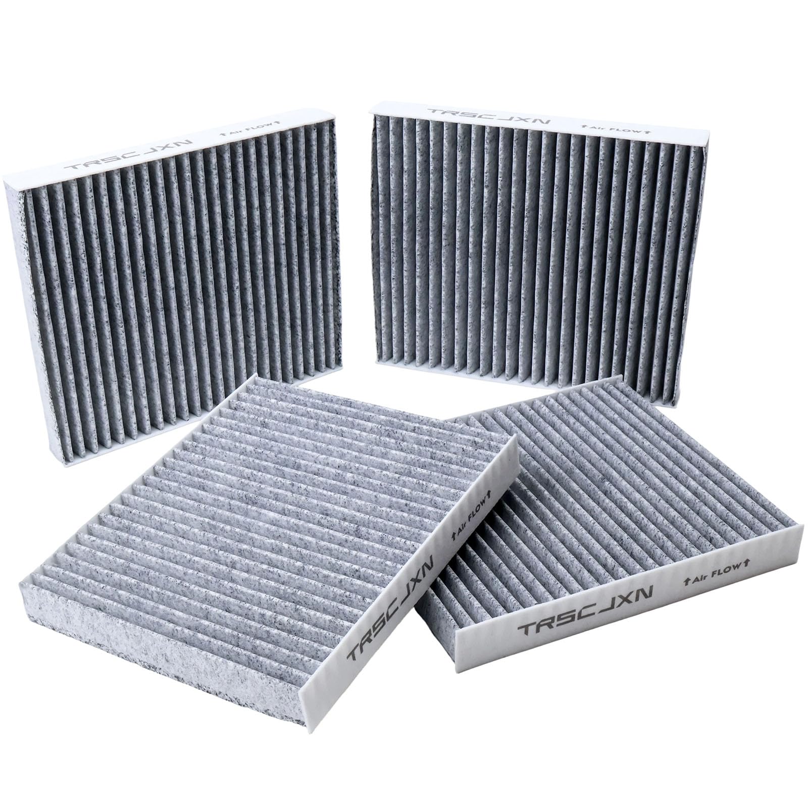 Photo 1 of AF55839 PA30093 P640110 Cabin Air Filter with Activated Carbon Fit for Kenworth T660 T680 T700 T800 T880,for Peterbilt 567 579,for International HV507 HV607 LT625 MV607,Replace X1987001,CY08221P 4pcs