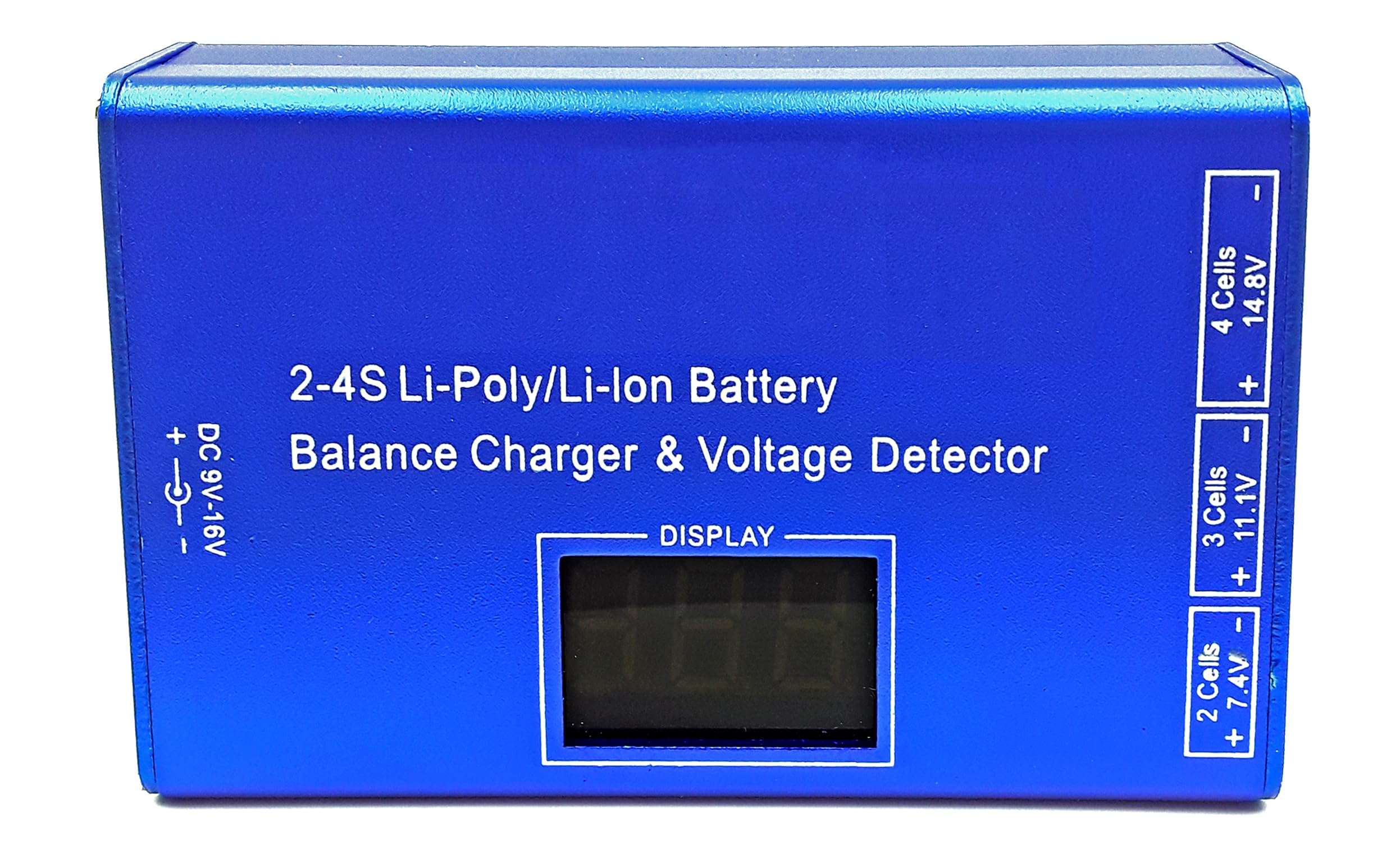 Airsoft Lipo Battery Charger for Lipo/Li-Ion Battery 7.4V 11.1V 14.8V, Fast Charging Balance Charger (1500mah per hour) with Built in Battery Meter and Overcharge Protection