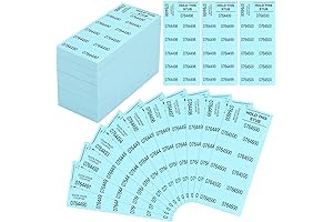500 Sheets Raffle Ticket Sheets Chinese Auction Tickets Sheets Basket Raffle Tickets...