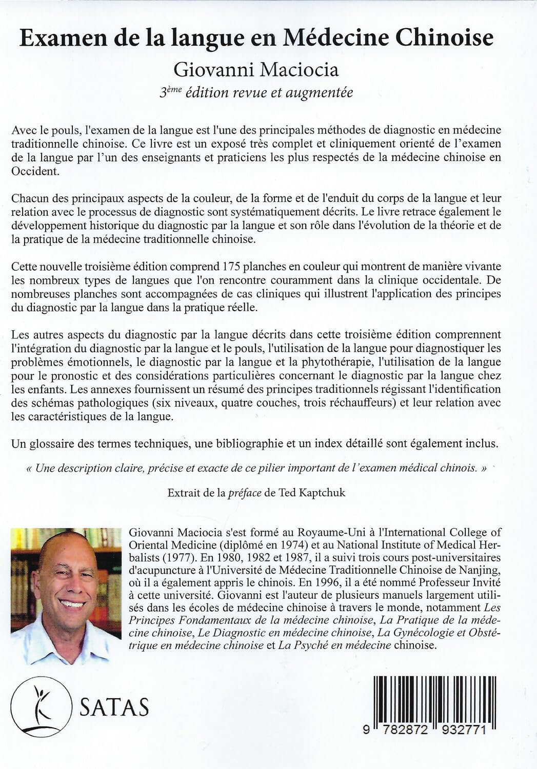 Examen de la langue en Médecine Chinoise (3ème éd.)
