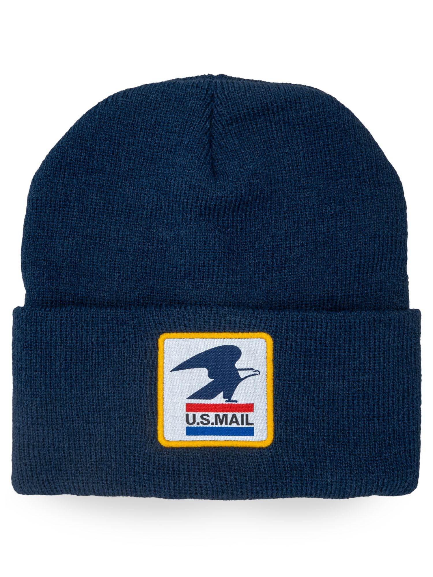 USPS U.S. Mail Beanie - United States Postal Service Knit Hat (Navy)