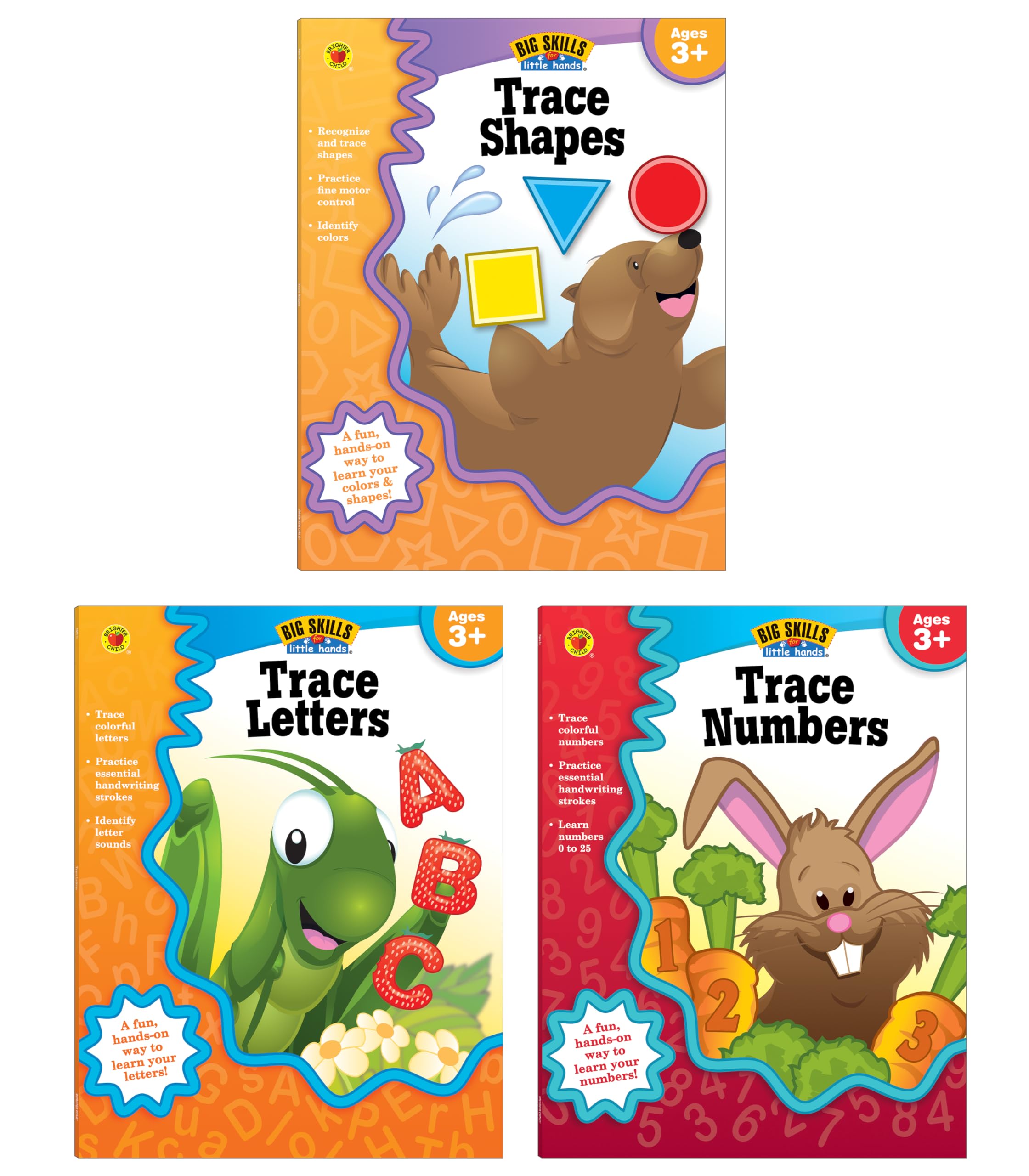 Amazon.com: Carson Dellosa Big Skills Tracing Books for Kids Ages