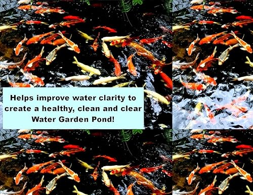 Miniatura 5 de PondH2o Flocor - Filtro para estanque de jardín de agua en bolsa de malla de 18 x 24 pulgadas, medios de filtro biológico para acuarios o estanques,