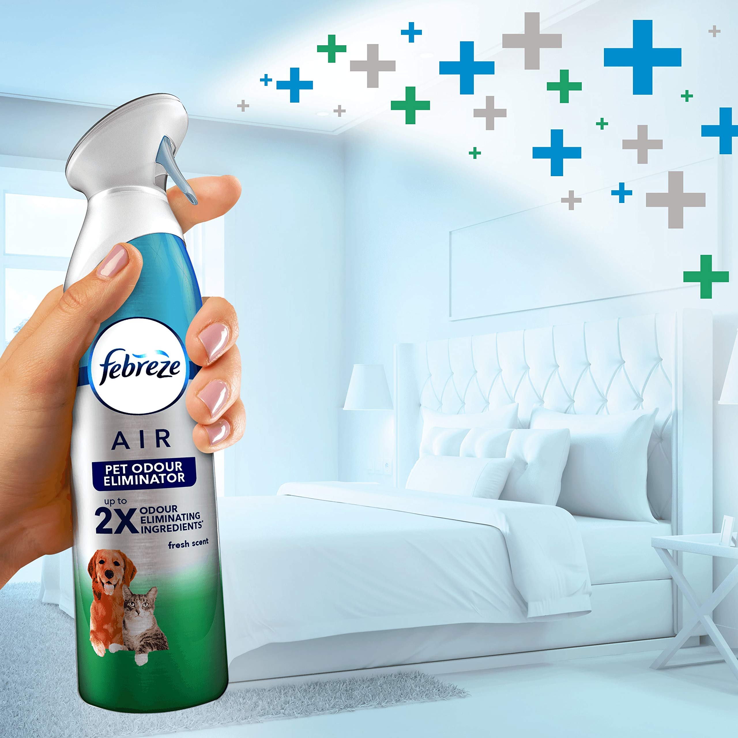 Febreze - Contre les Odeurs d’Animaux Spray Désodorisant, 300ml - Lot de 3