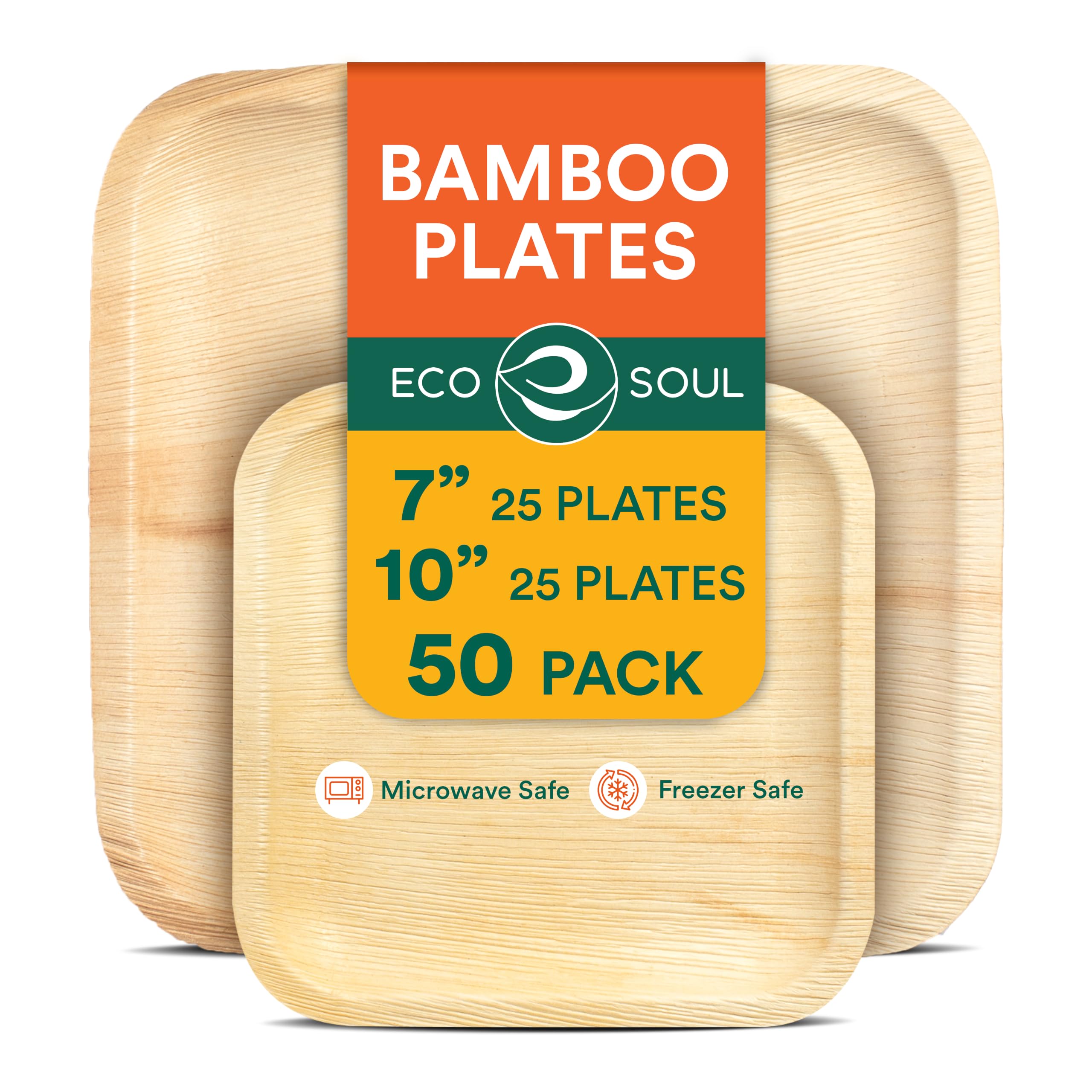 ECO SOUL Disposable Plates