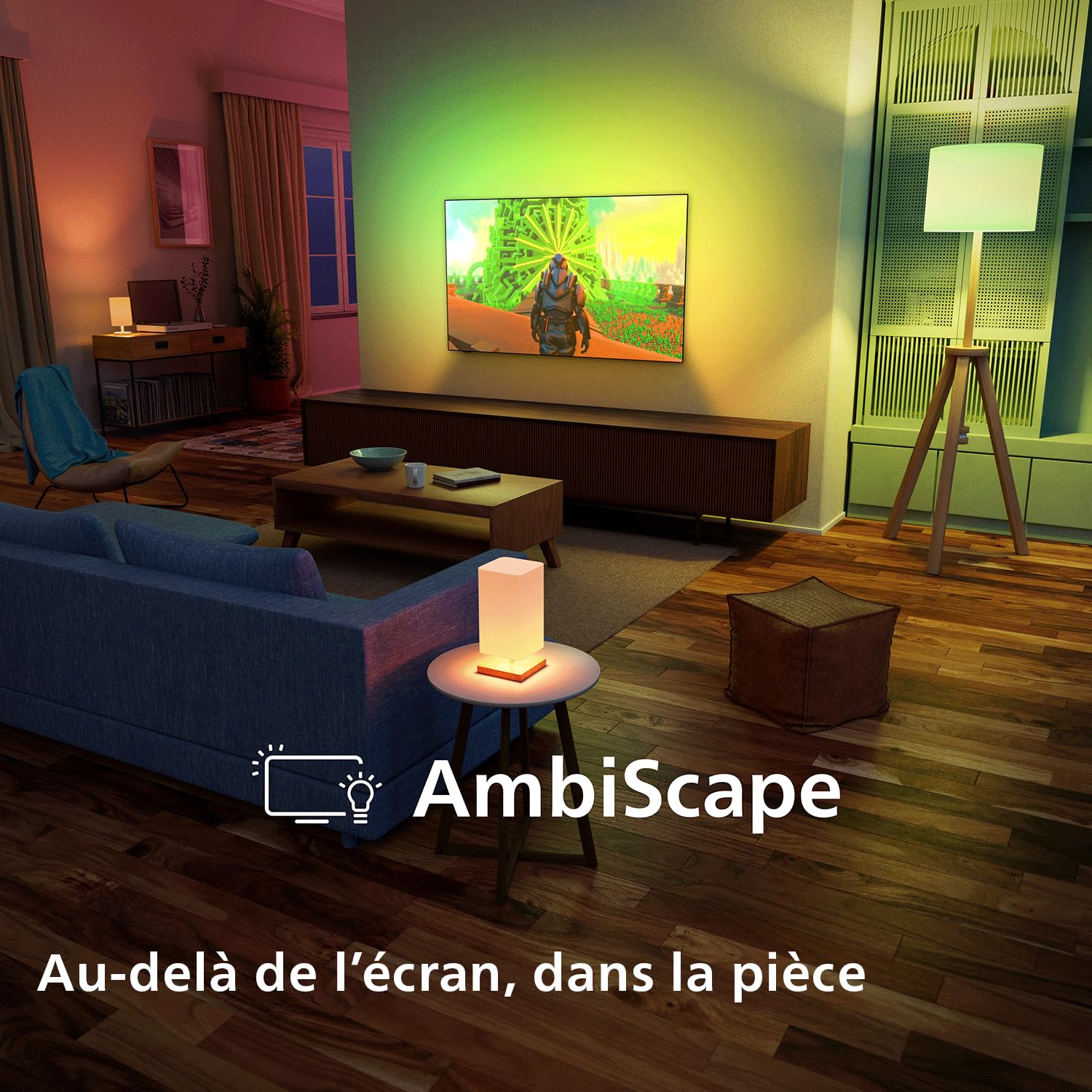 PHILIPS Ambilight TV 43PQS9001/12 téléviseur Intelligent 4K LED, 43 Pouces